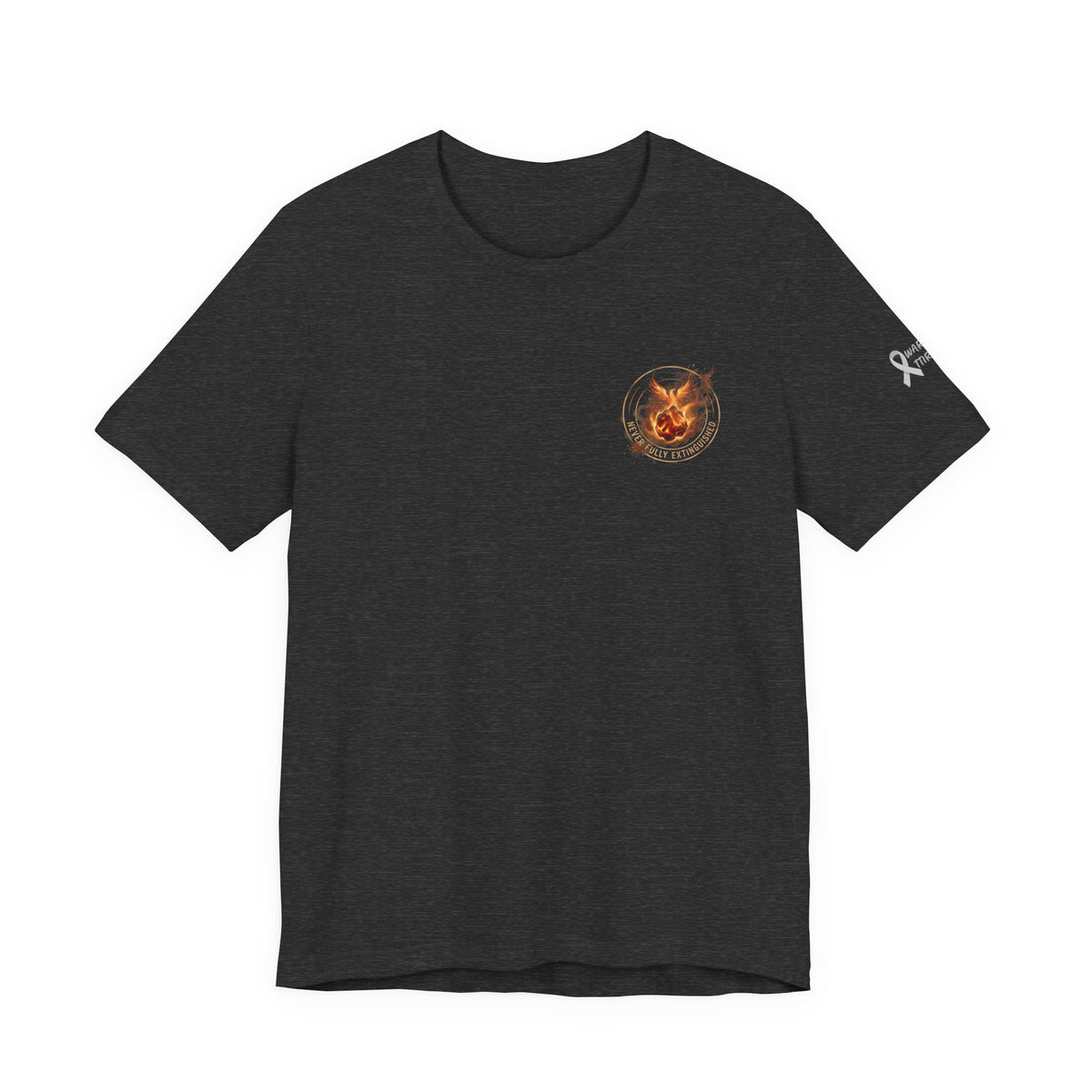 Never Fully Extinguished Phoenix Mental Health Graphic Tee