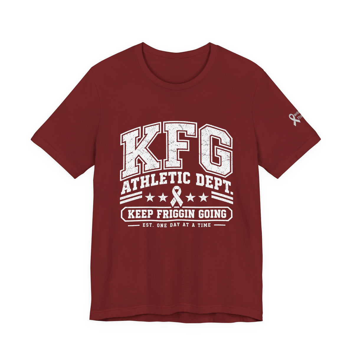 KFG Athletic Dept. Keep Friggin Going Mental Health Awareness  T-Shirt