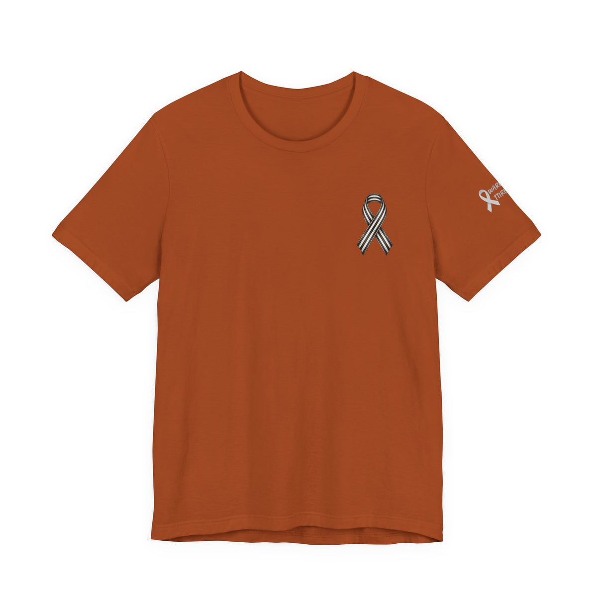 Re-Calibrating Ribbon Tee — Awareness Support Short Sleeve Shirt