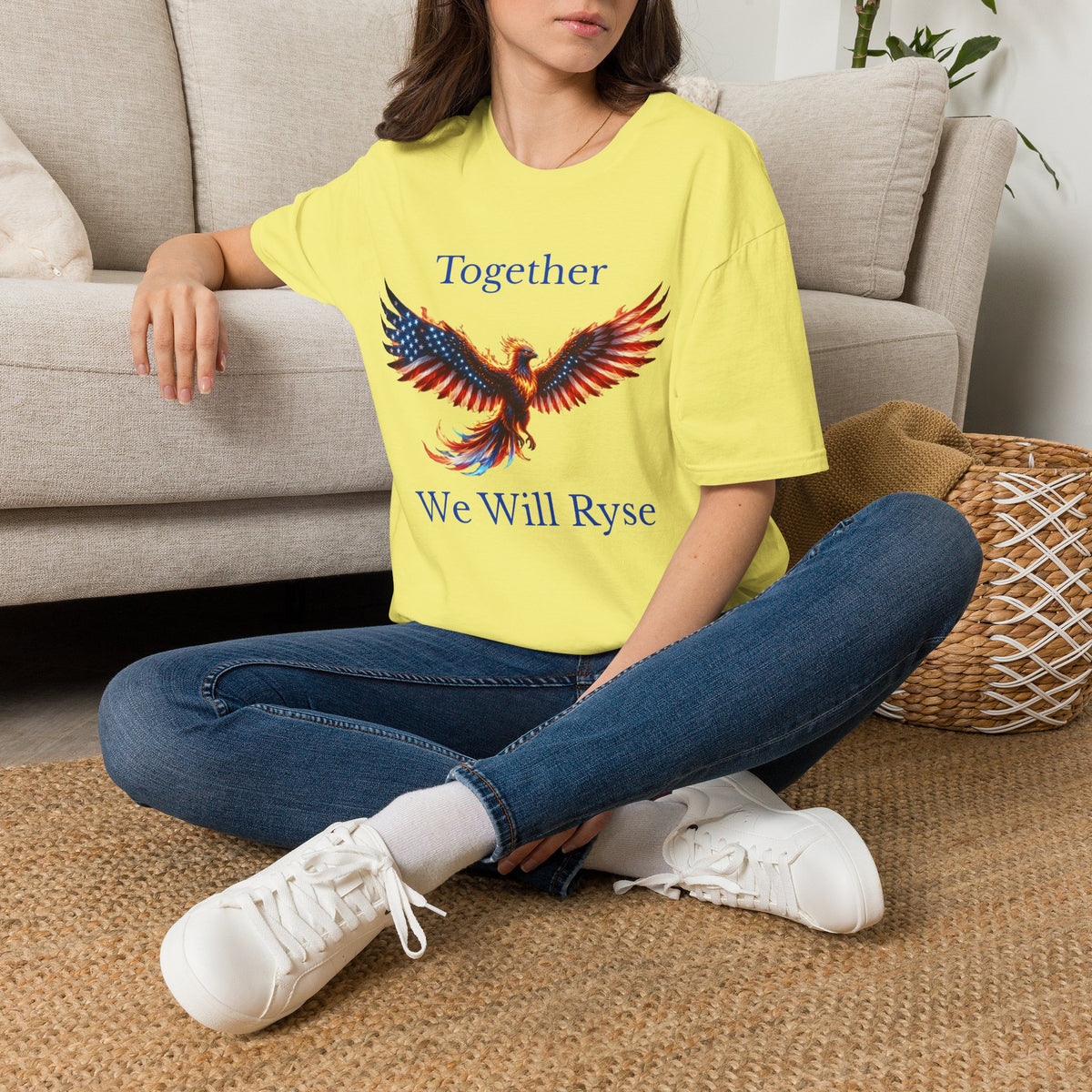Together We Will Rise Graphic Tee | Phoenix Mascot Shirt
