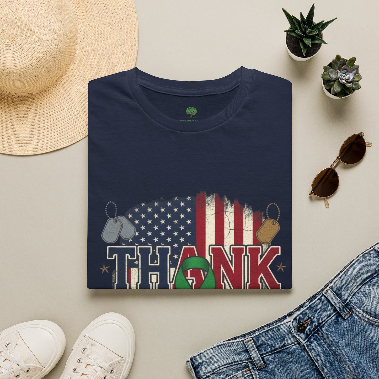 Gratitude in Action Veteran Mental Health Tee