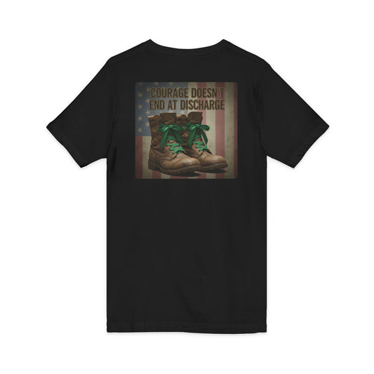 Service Continues. Support Continues. Veteran Mental Health V Neck