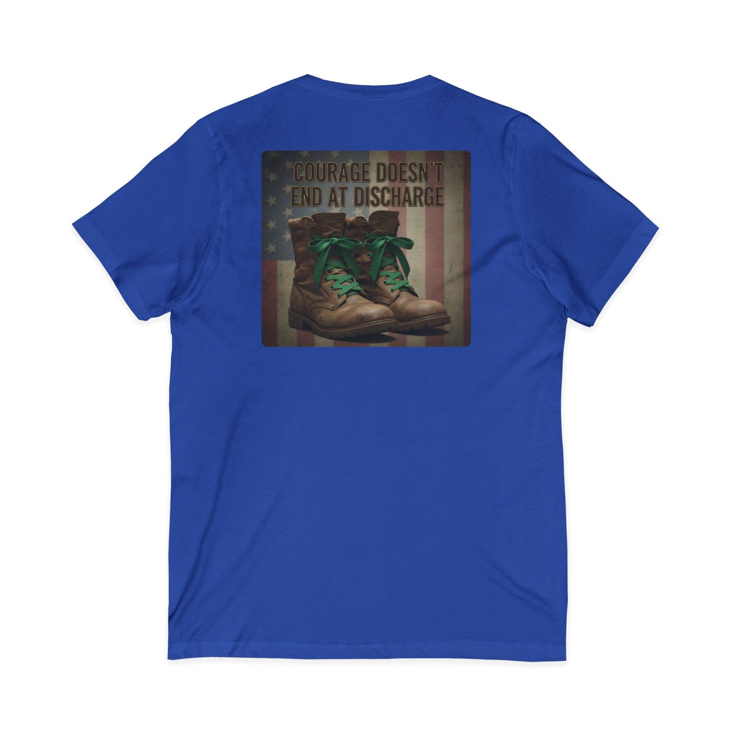 Service Continues. Support Continues. Veteran Mental Health V Neck
