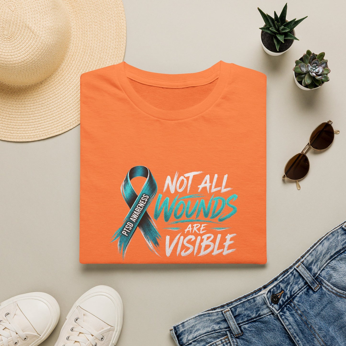 The Battle You Can't See - PTSD Awareness Tee Awareness Attire