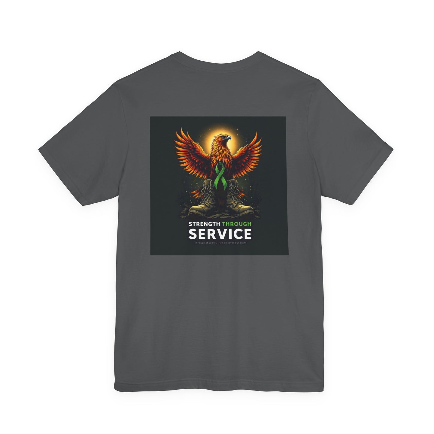 Strength Through Service Veteran Mental Health Tee.