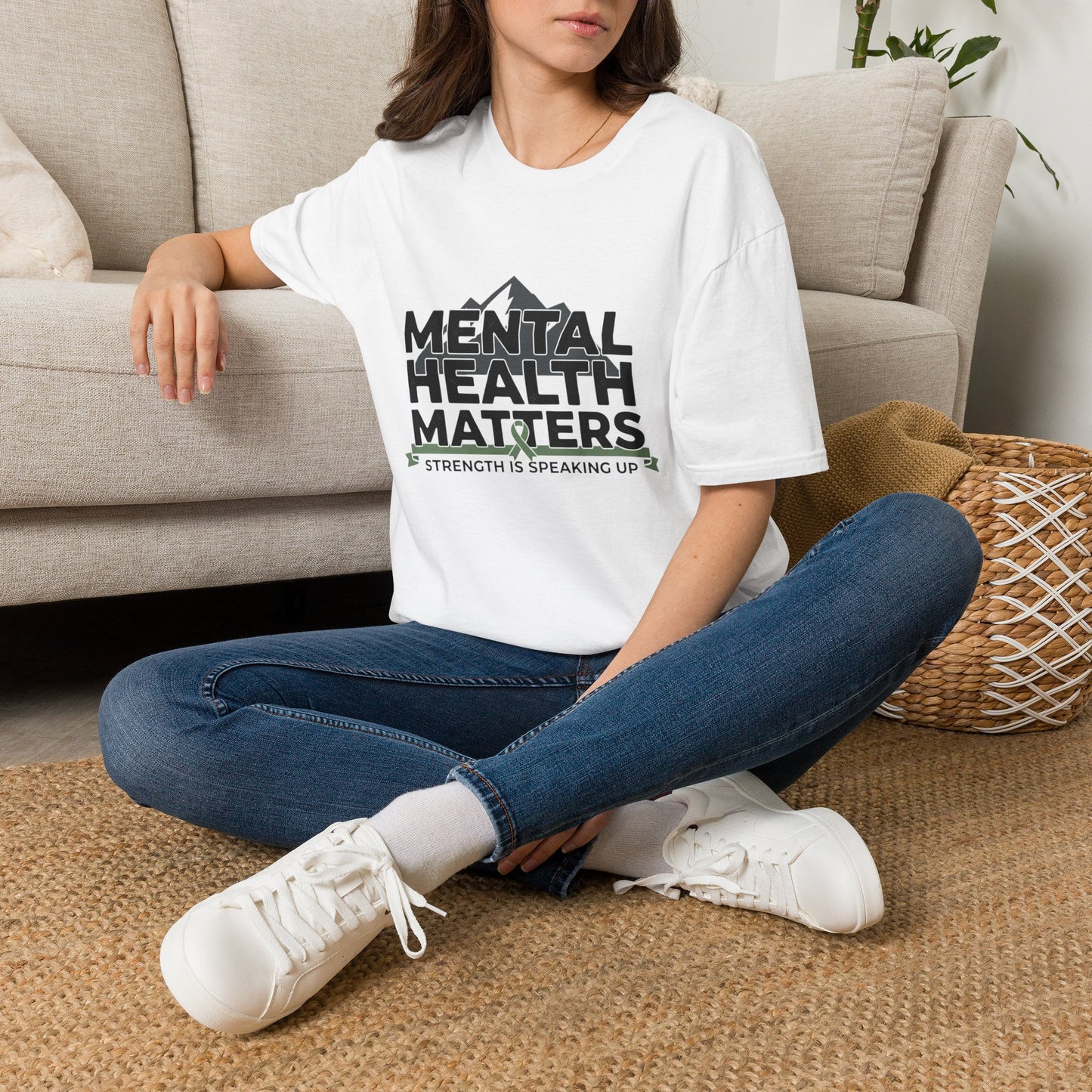 Mental Health Matters T-Shirt | Positive Wellness Tee