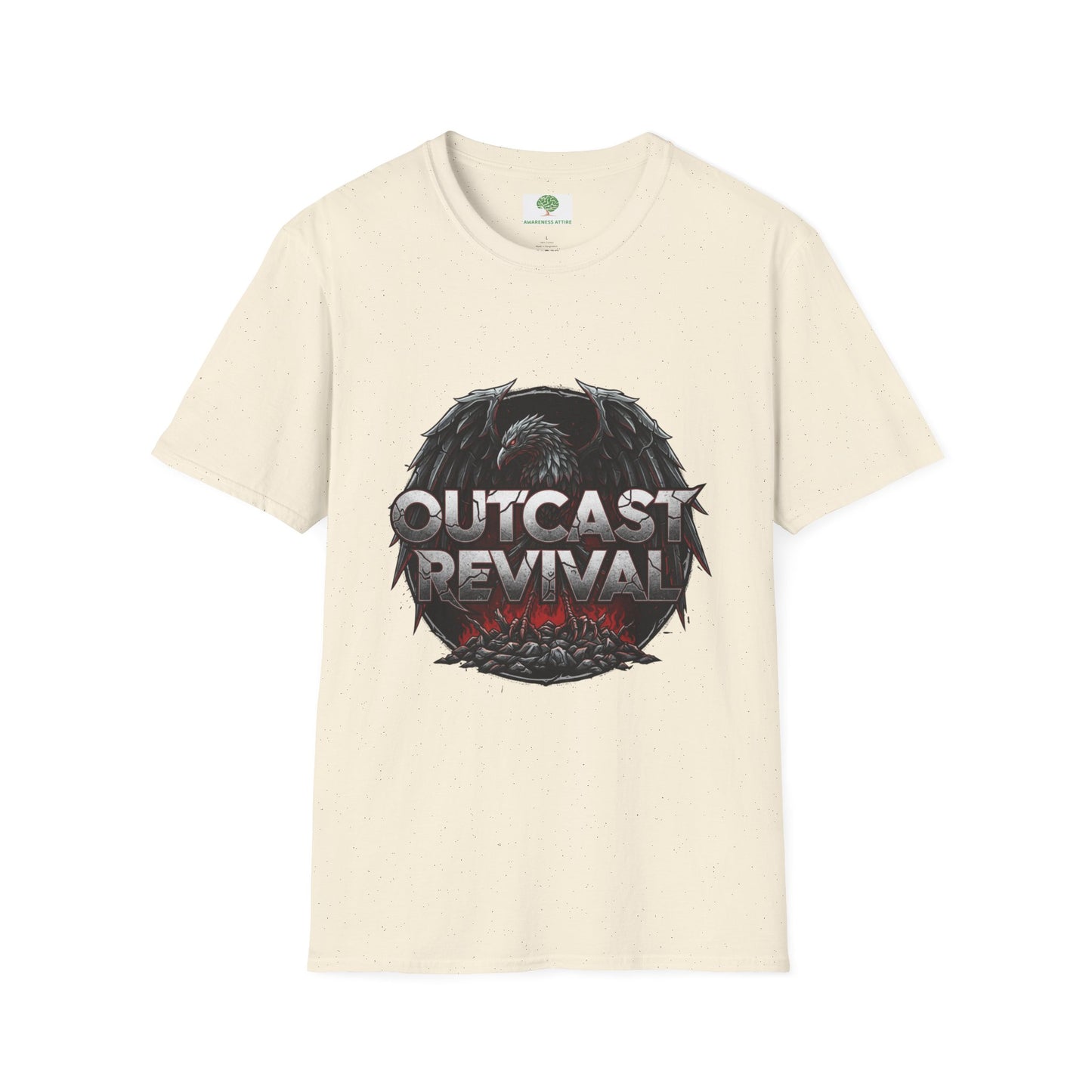 Outcast Revival Band Tee — Gothic Rock Concert Shirt