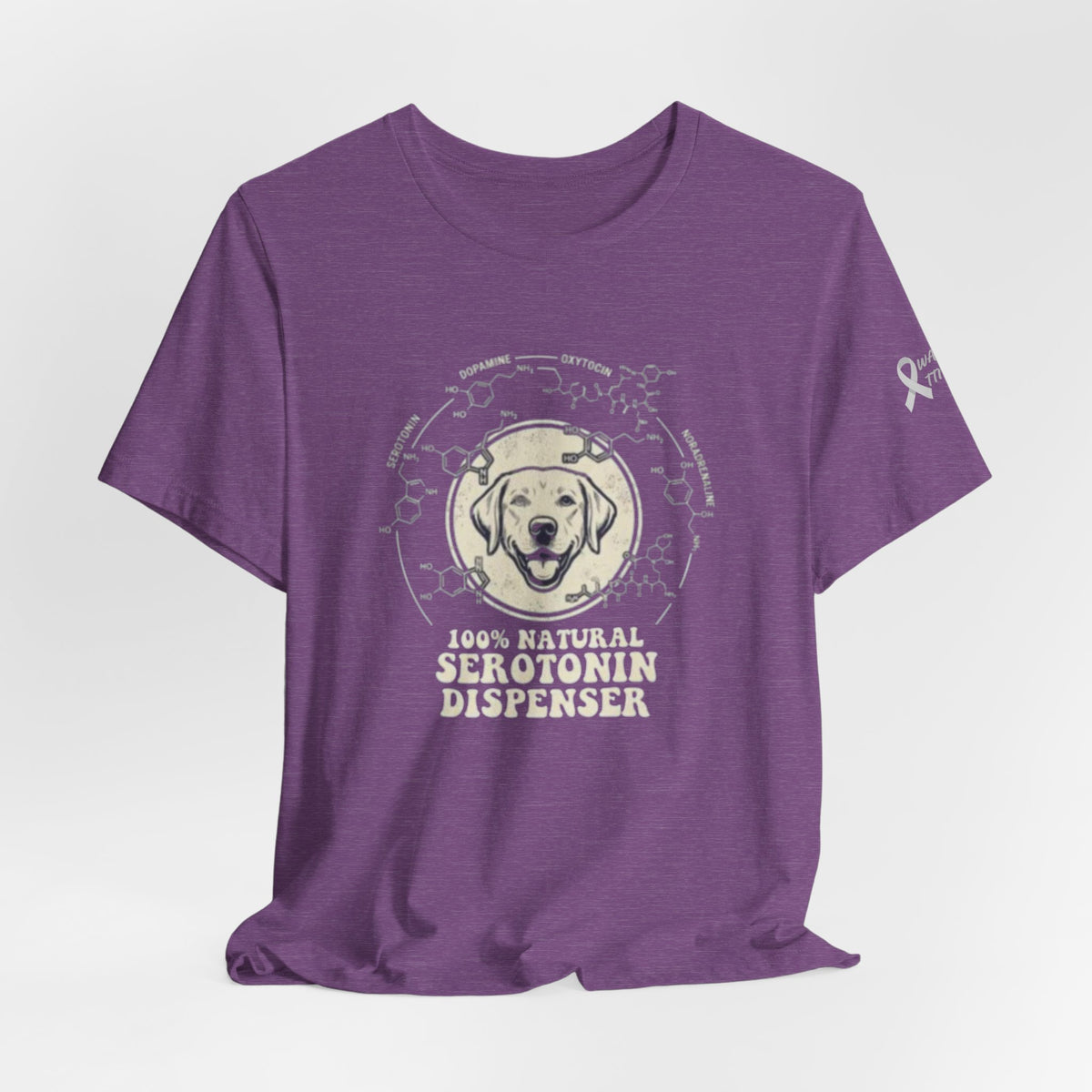 Dog: 100% Natural Serotonin Dispenser Graphic T-Shirt | Emotional Support Pet Apparel
