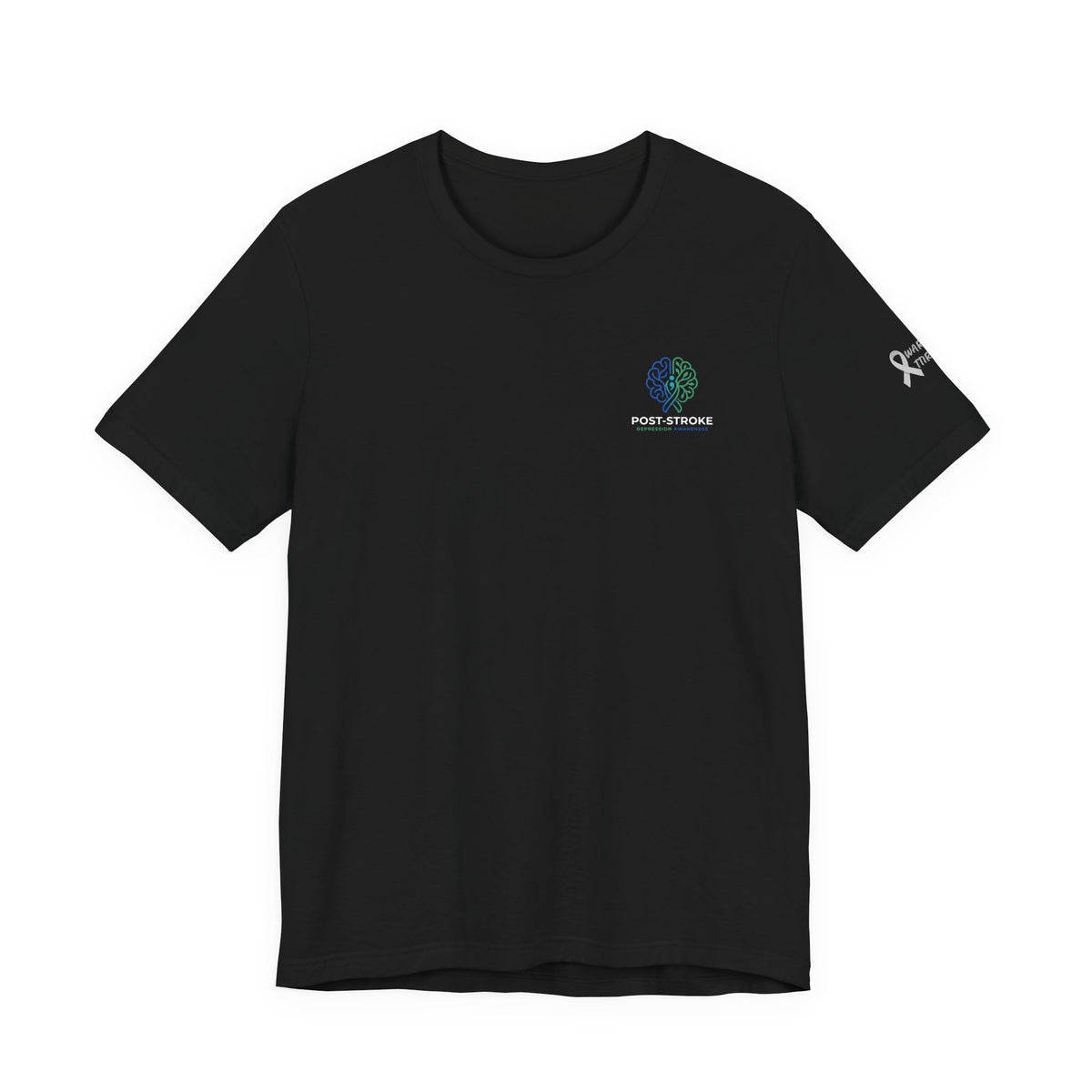 Rebuilding The Network Tee | Post-Stroke Depression & Neuroplasticity Heavyweight T-Shirt