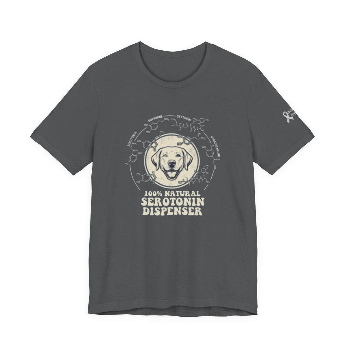 Dog: 100% Natural Serotonin Dispenser Graphic T-Shirt | Emotional Support Pet Apparel