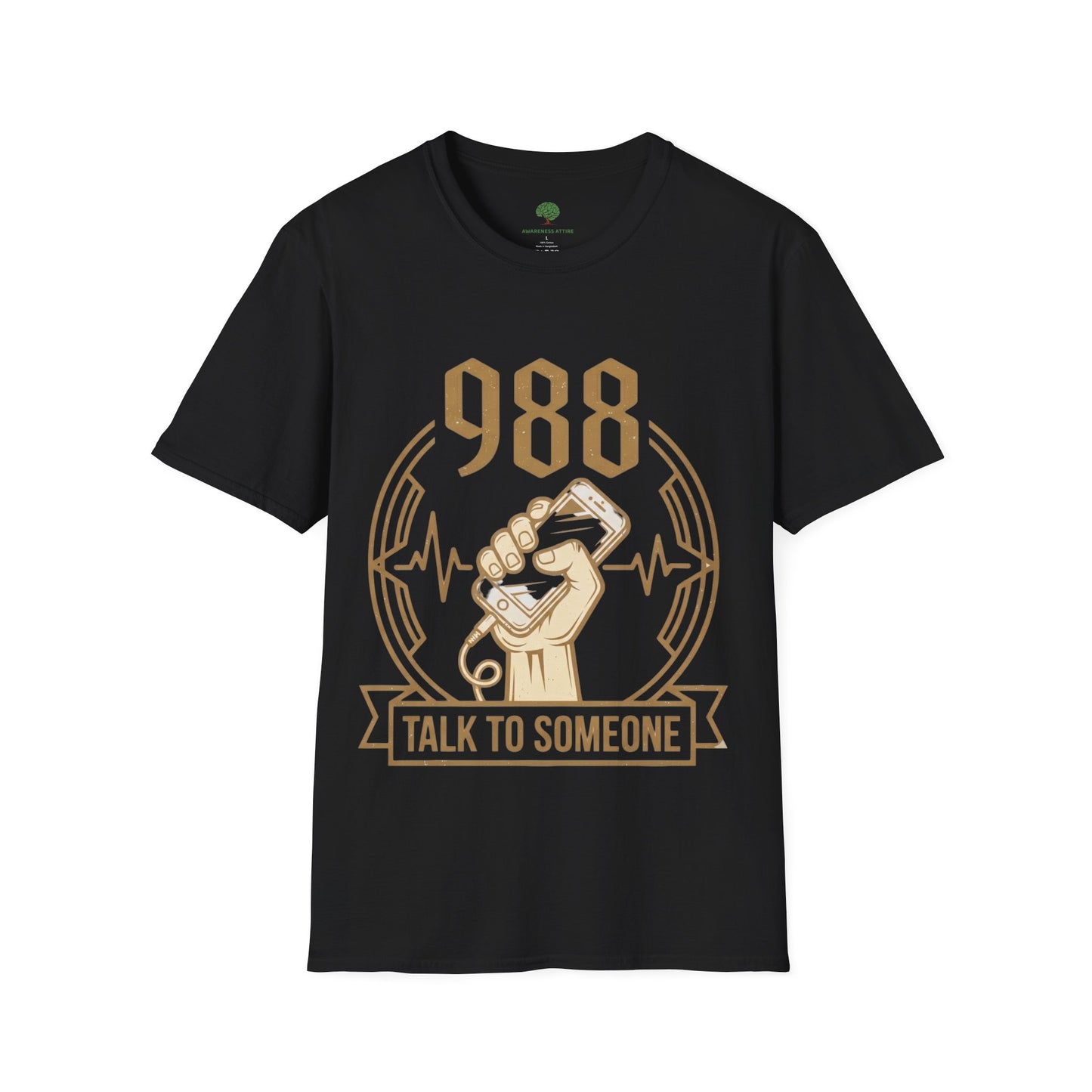 988 "Talk To Someone" Retro Graphic Tee