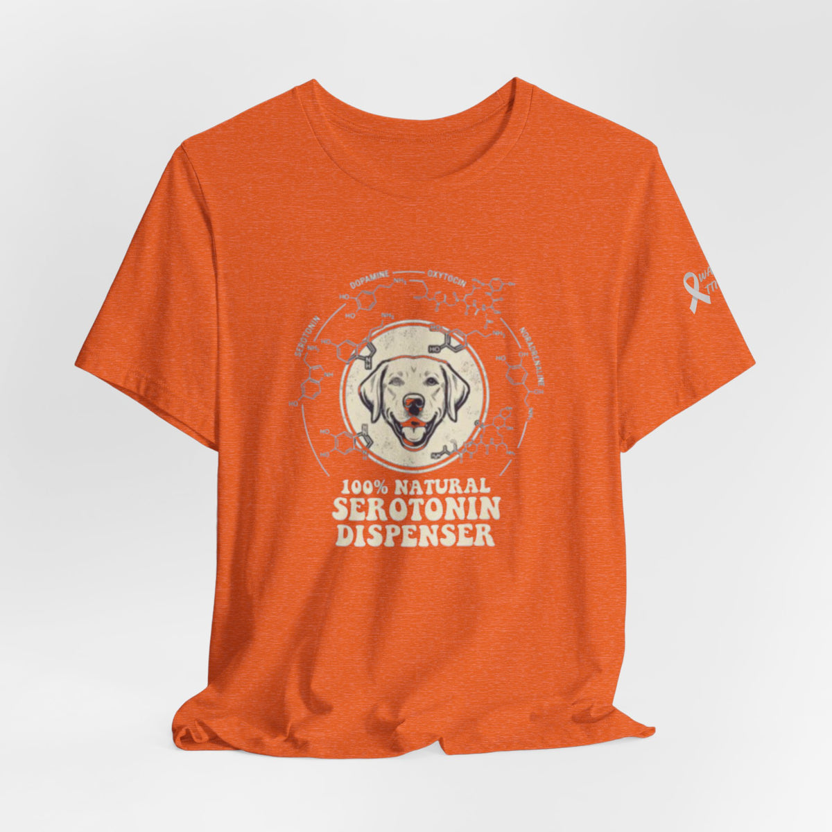 Dog: 100% Natural Serotonin Dispenser Graphic T-Shirt | Emotional Support Pet Apparel