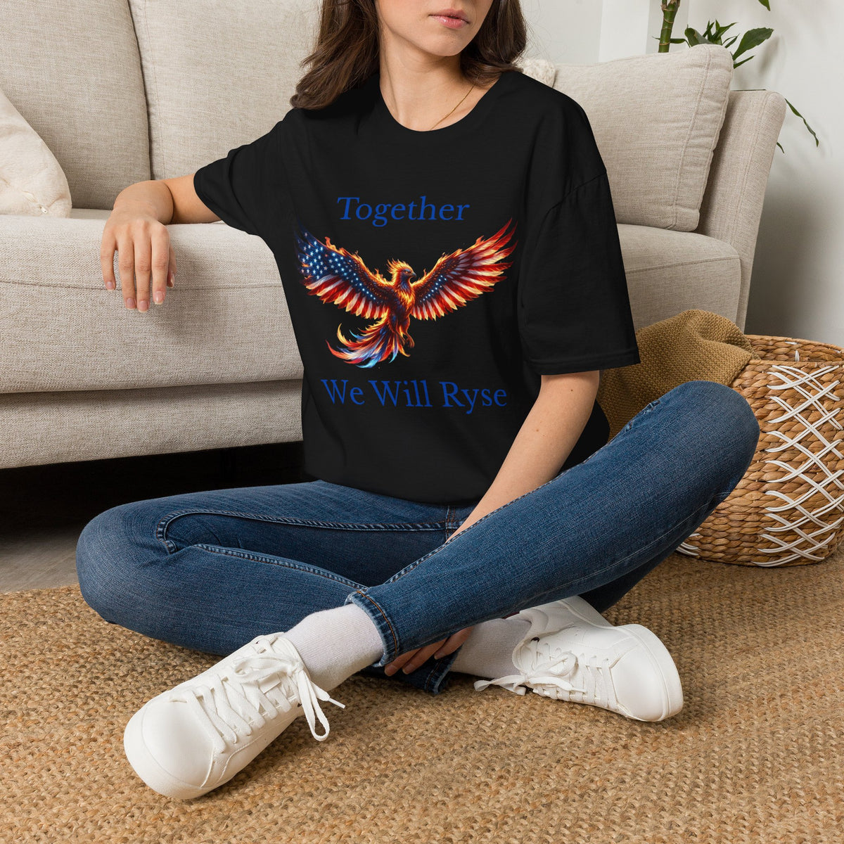 Together We Will Rise Graphic Tee | Phoenix Mascot Shirt