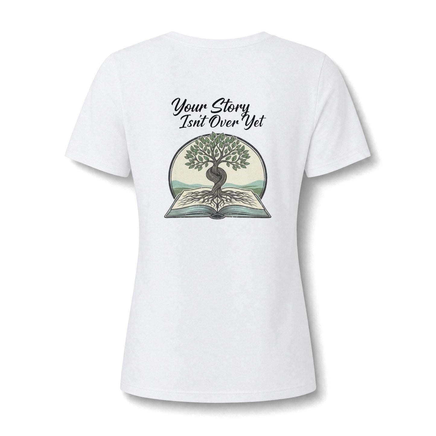 Your Story Isn't Over Yet / Mental Health Awareness V Neck / Awareness Attire