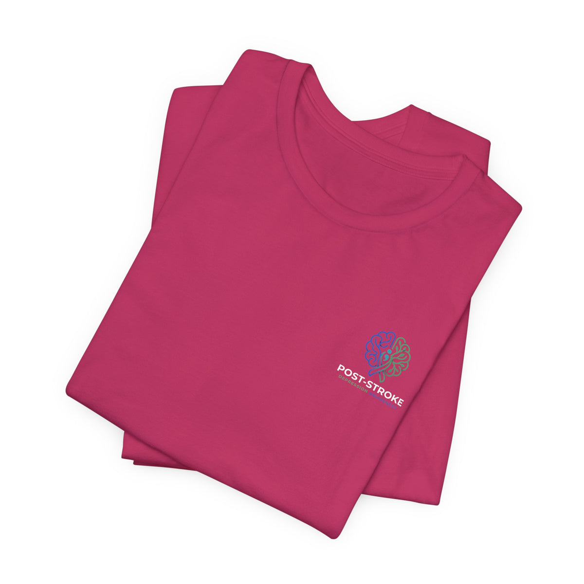 Rebuilding The Network Tee | Post-Stroke Depression & Neuroplasticity Heavyweight T-Shirt