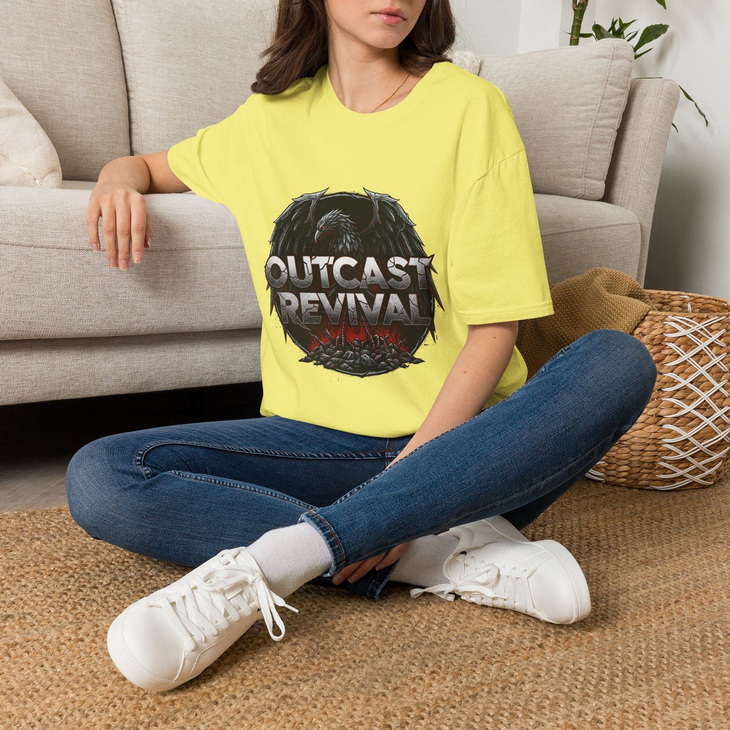 Outcast Revival Band Tee — Gothic Rock Concert Shirt
