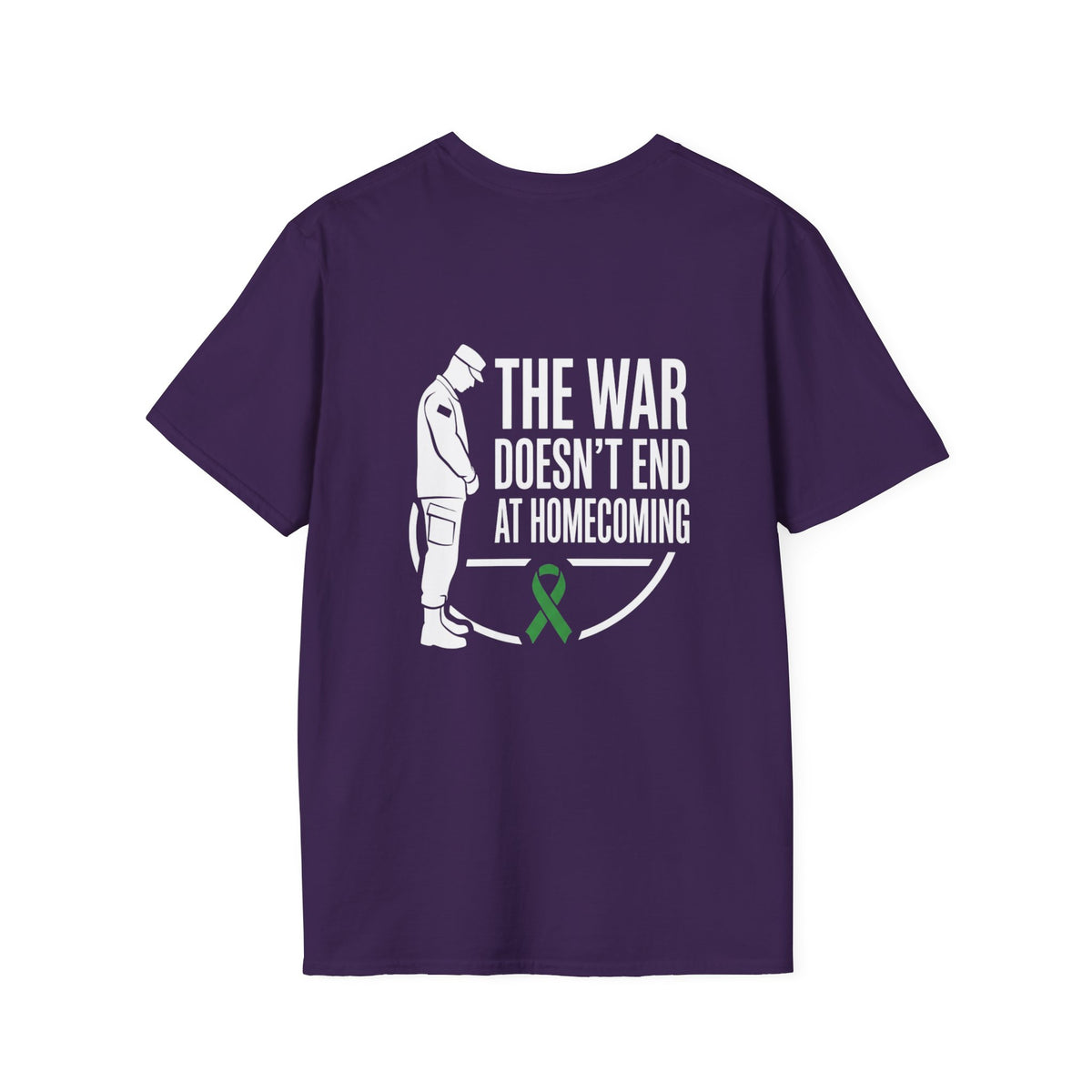 The War Doesn't End At Homecoming: Veteran PTSD Shirt / Awareness Attire