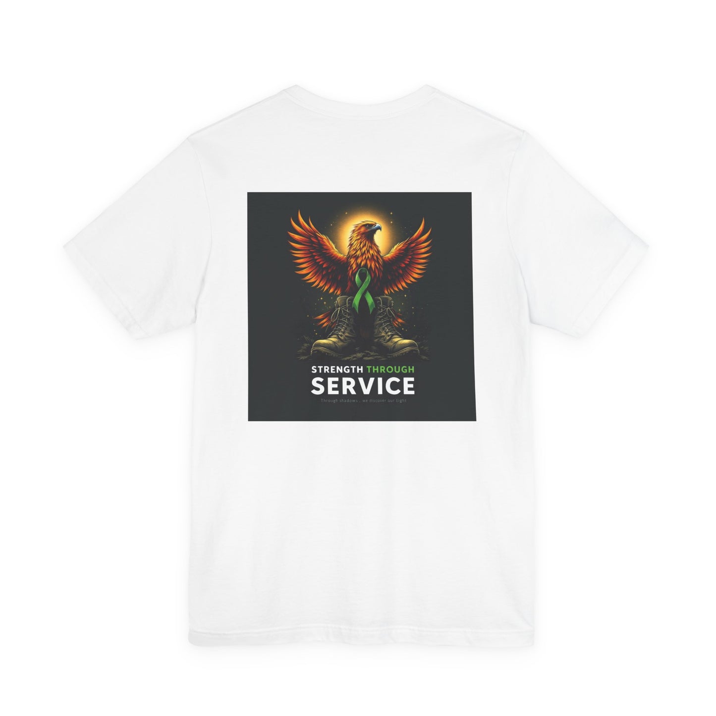 Strength Through Service Veteran Mental Health Tee.