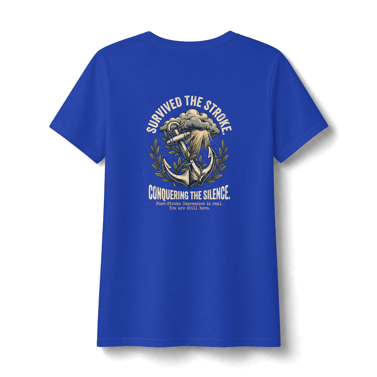 Survived The Stroke V Neck | Post-Stroke Depression & Recovery V Neck