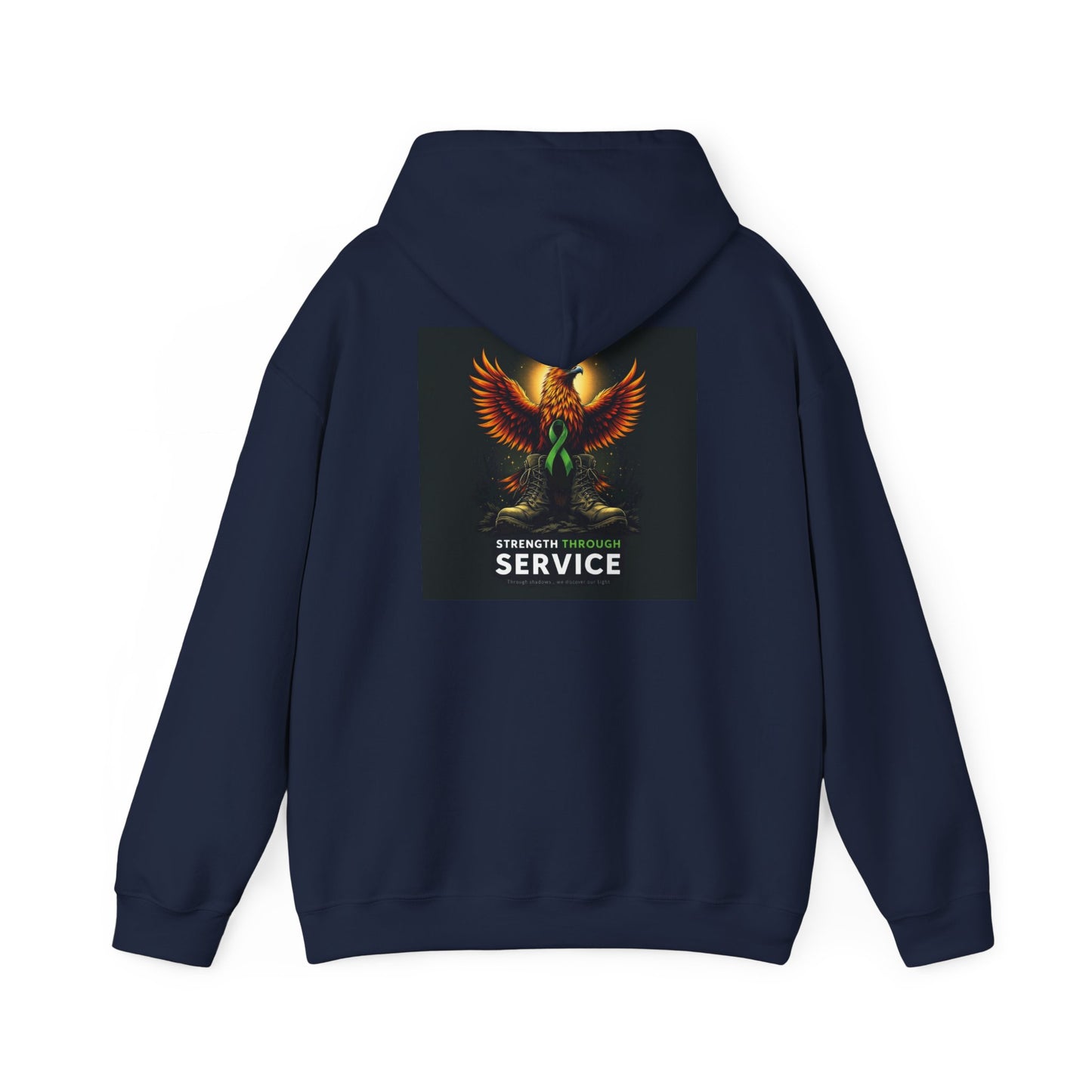 Strength Through Service Veteran Mental Health Hoodie