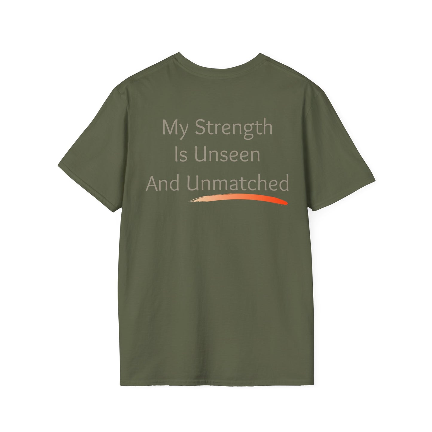Unseen & Unmatched Strength Tee | Awareness Attire