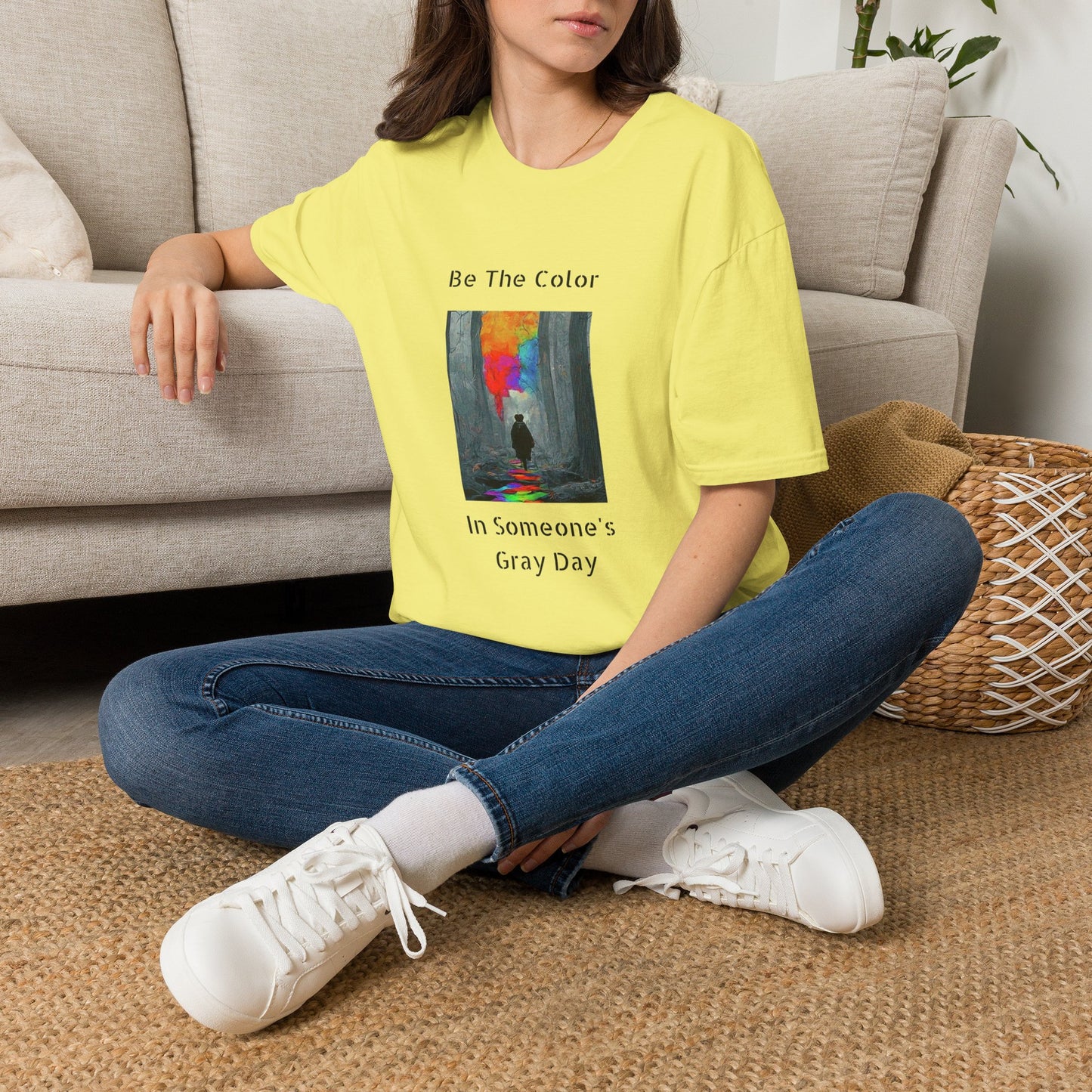 Be The Color Graphic Tee | Positivity & Kindness Apparel
