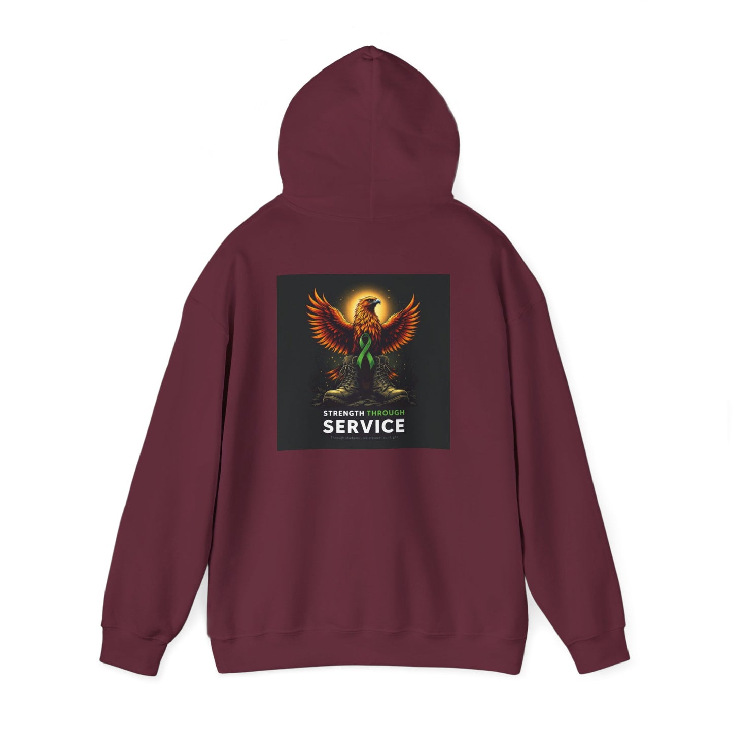 Strength Through Service Veteran Mental Health Hoodie