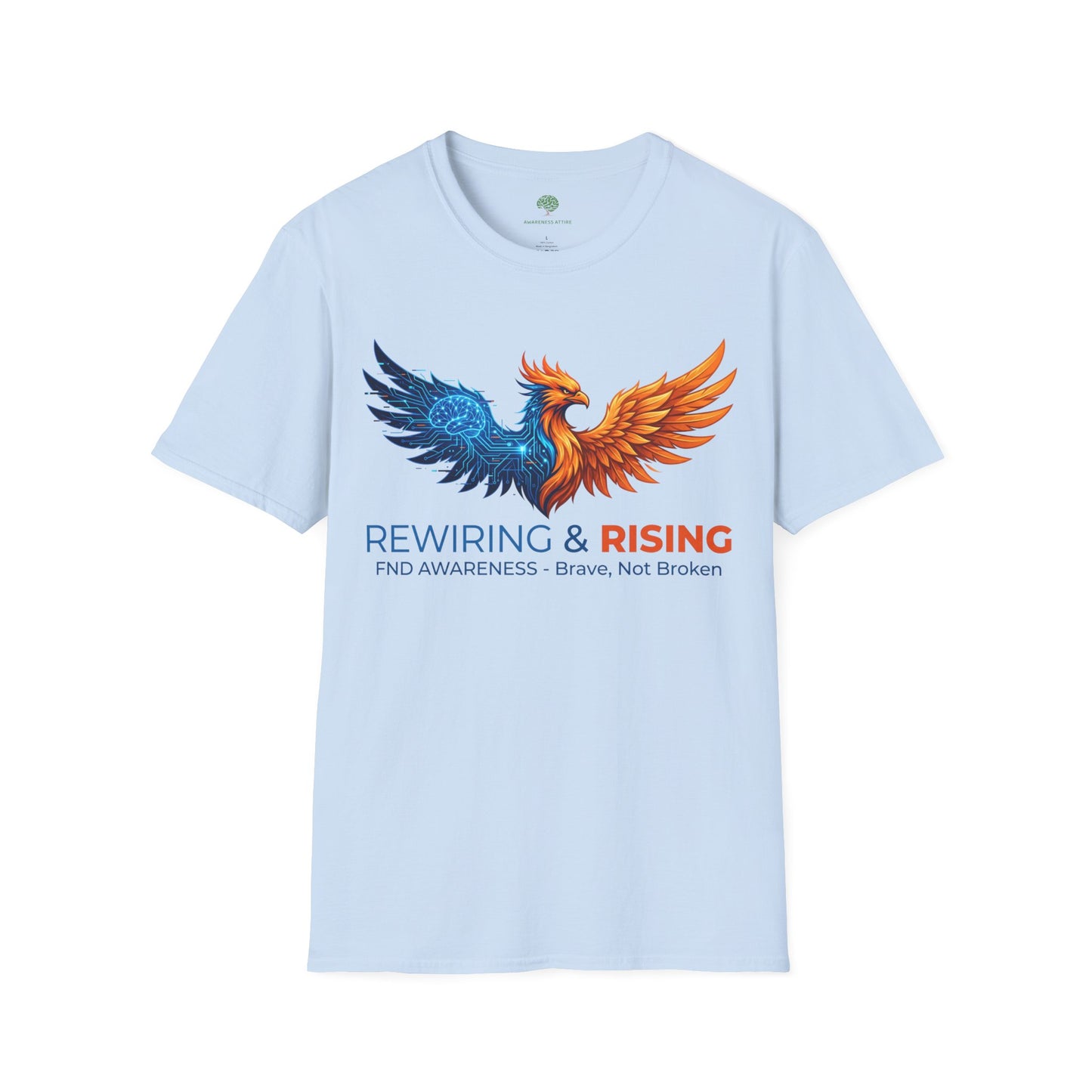 Rewiring & Rising FND Awareness Phoenix Tee