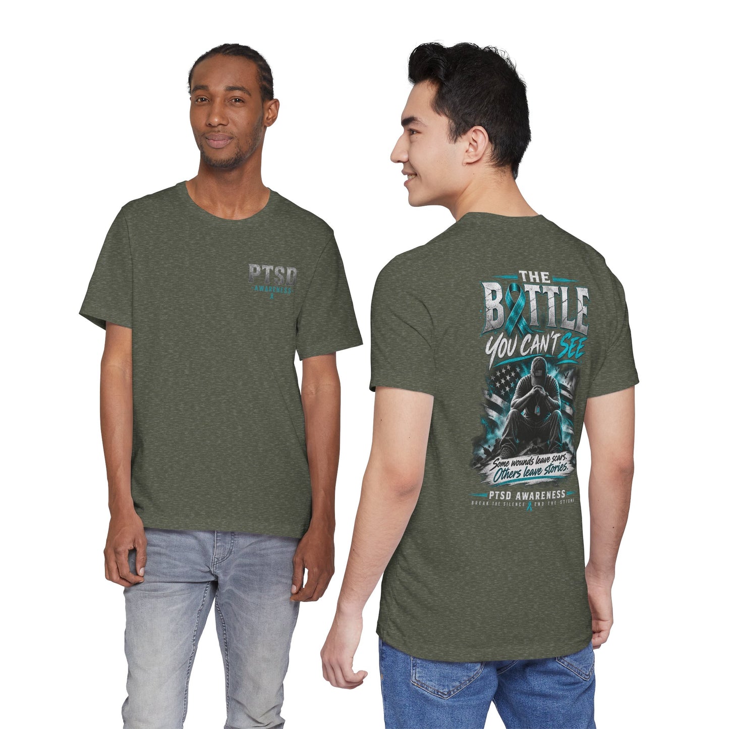 The Battle You Can’t See – PTSD Awareness Graphic Tee