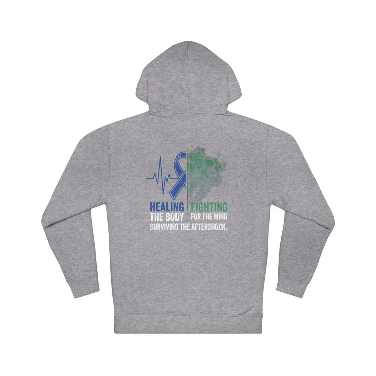 Surviving The Aftershock Hoodie | Post-Stroke Depression & Recovery Heavyweight Hoodie