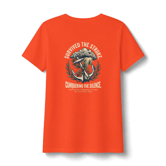 Survived The Stroke V Neck | Post-Stroke Depression & Recovery V Neck