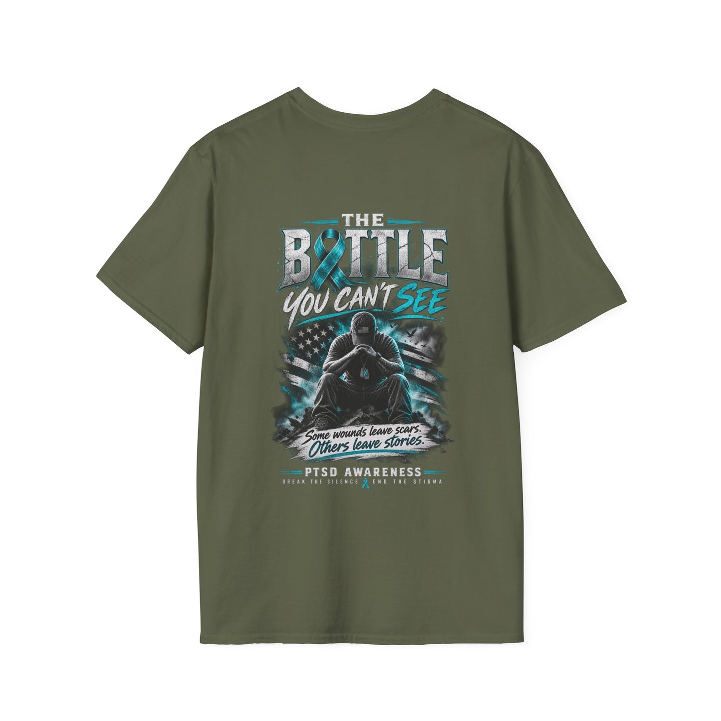 The Battle You Can't See - PTSD Awareness Tee Awareness Attire