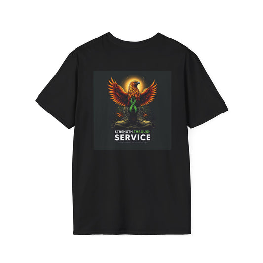 Strength Through Service Veteran Mental Health V Neck