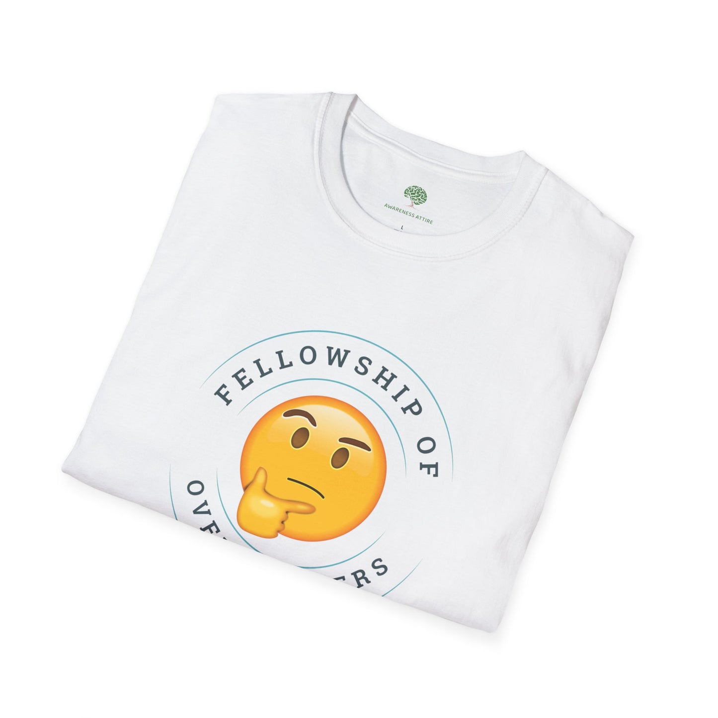 Funny Anxiety Graphic Tee - Fellowship of Overthinkers