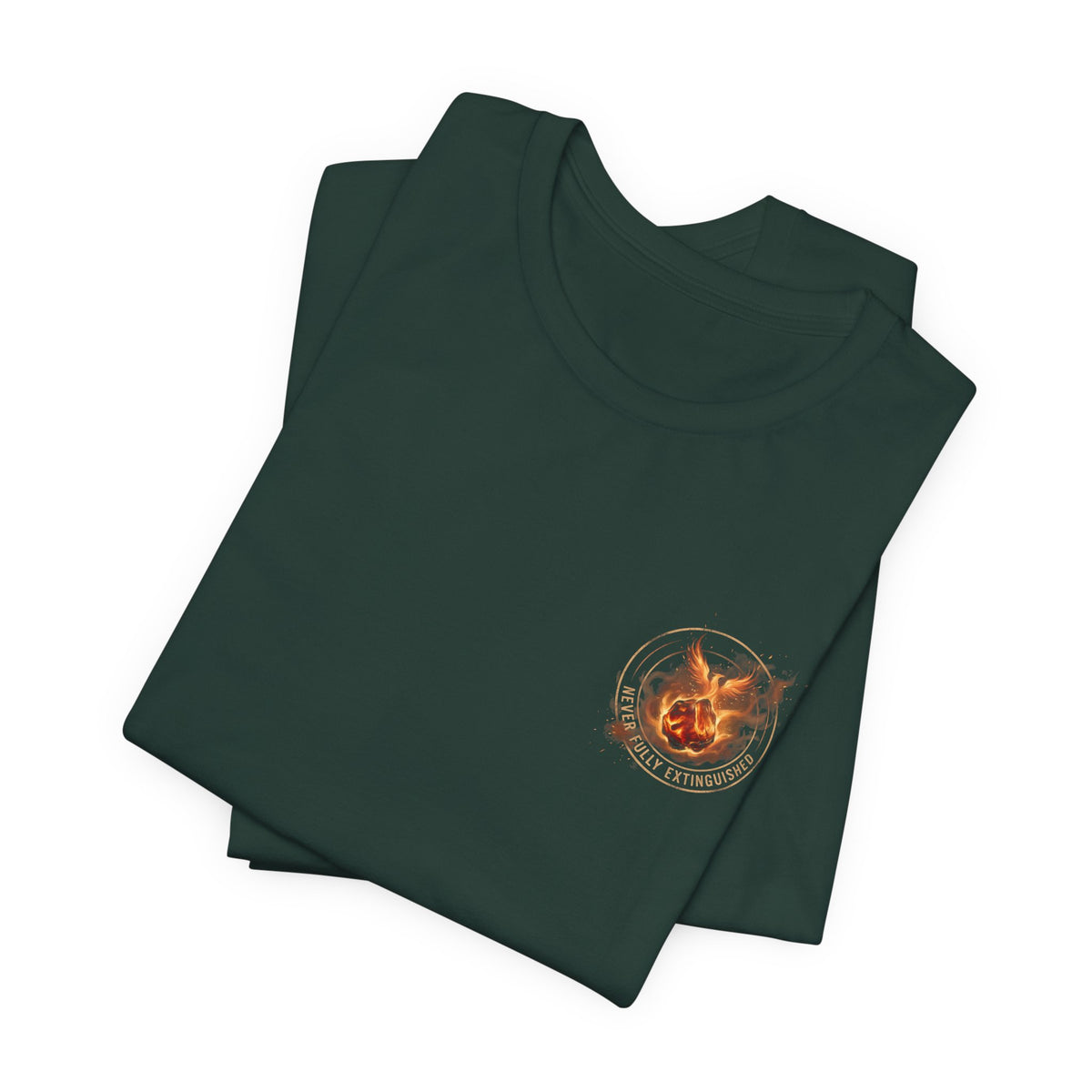 Never Fully Extinguished Phoenix Mental Health Graphic Tee
