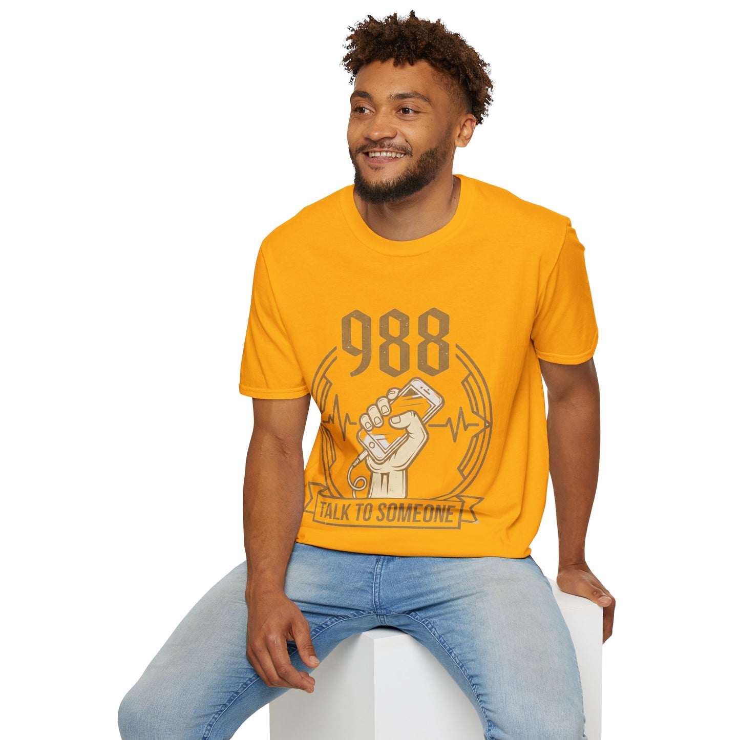988 "Talk To Someone" Retro Graphic Tee