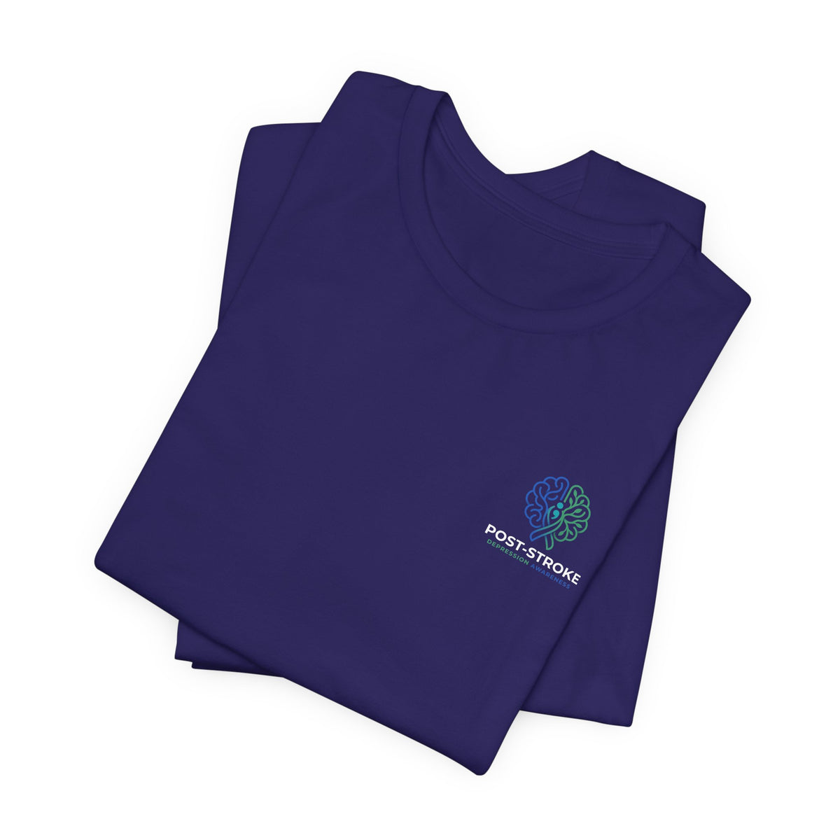 Rebuilding The Network Tee | Post-Stroke Depression & Neuroplasticity Heavyweight T-Shirt