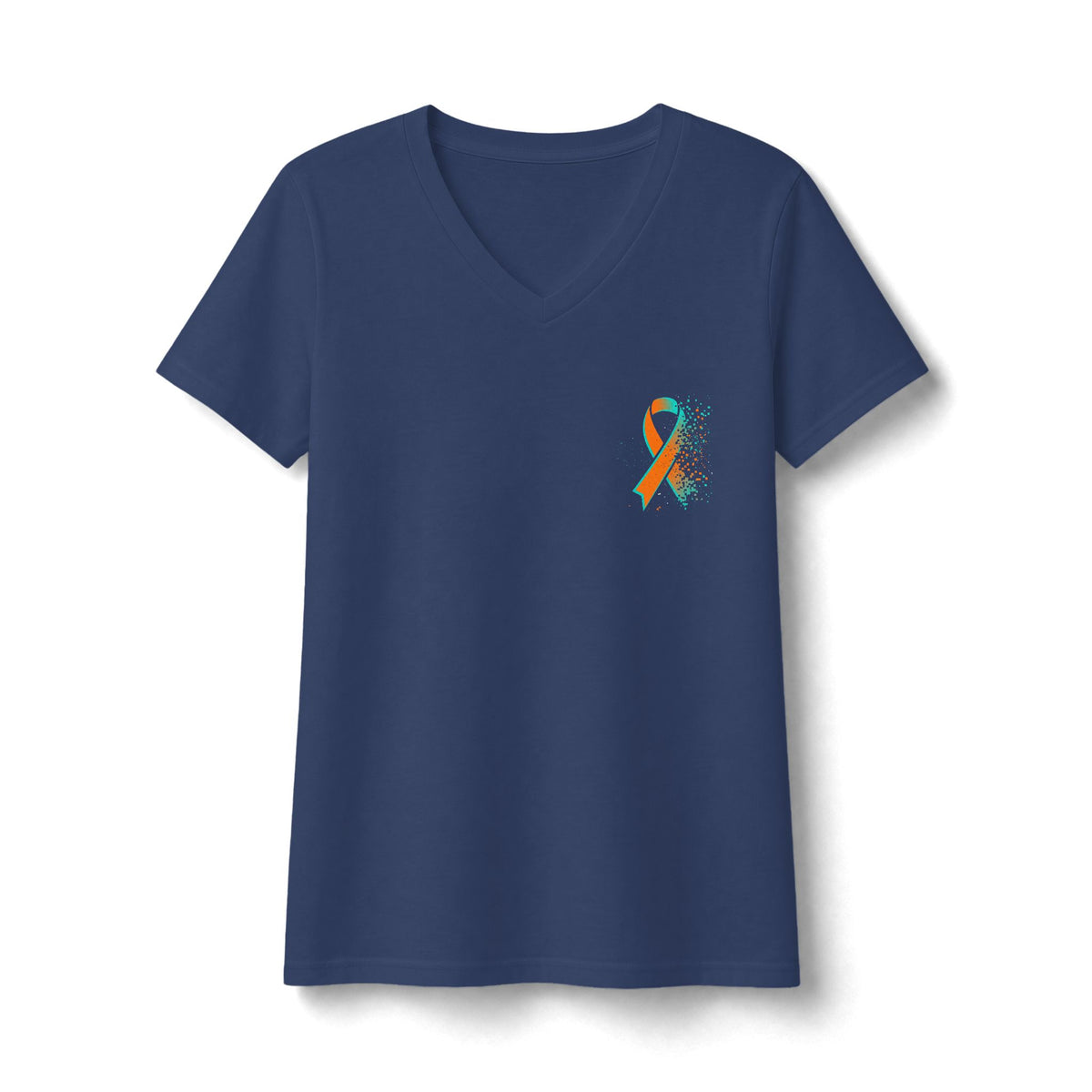 Functional Neurological Disorder Awareness V-Neck Tee — "Not Faking Being Sick, Faking Being Well"