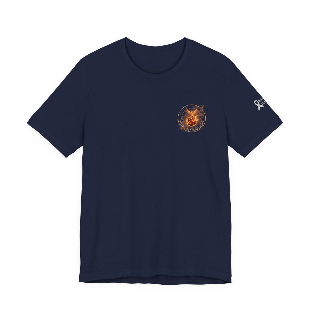 Never Fully Extinguished Phoenix Mental Health Graphic Tee