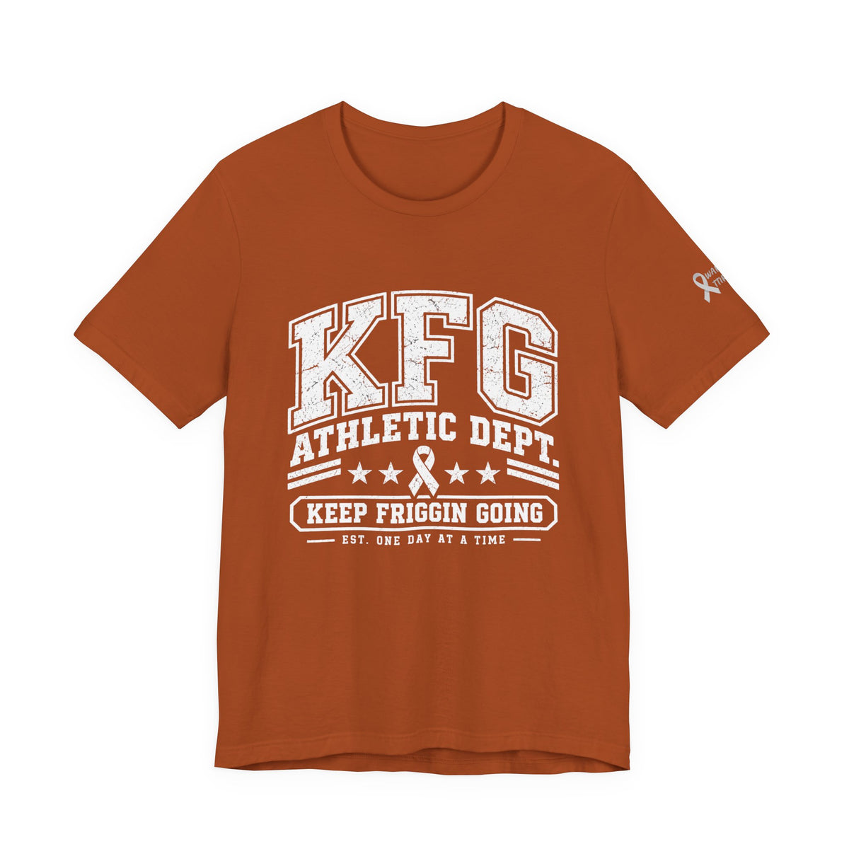 KFG Athletic Dept. Keep Friggin Going Mental Health Awareness  T-Shirt