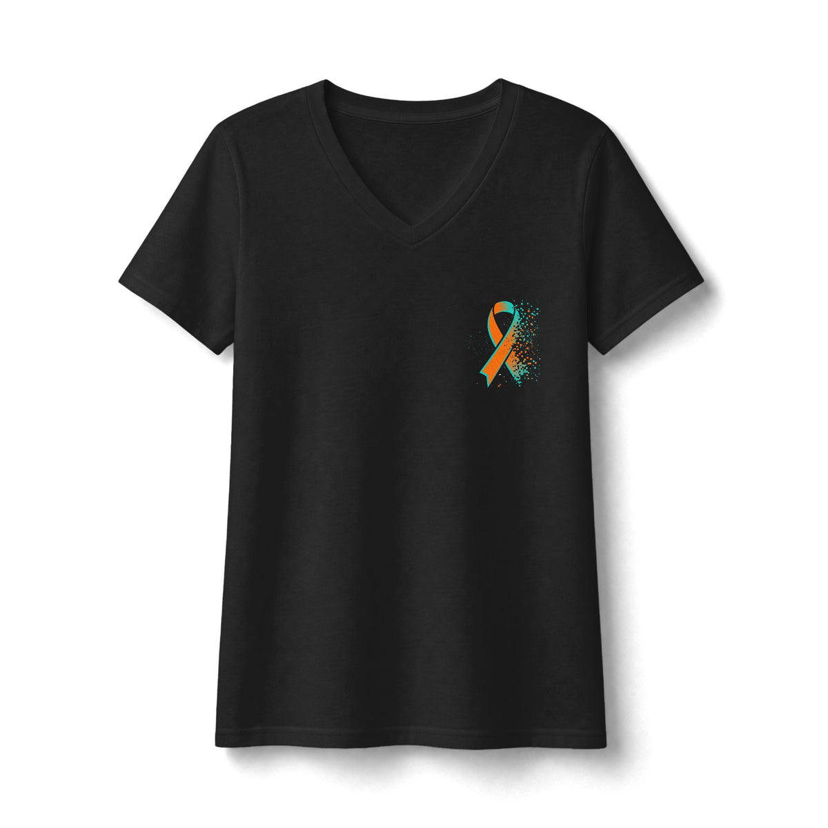 Functional Neurological Disorder Awareness V-Neck Tee — "Not Faking Being Sick, Faking Being Well"