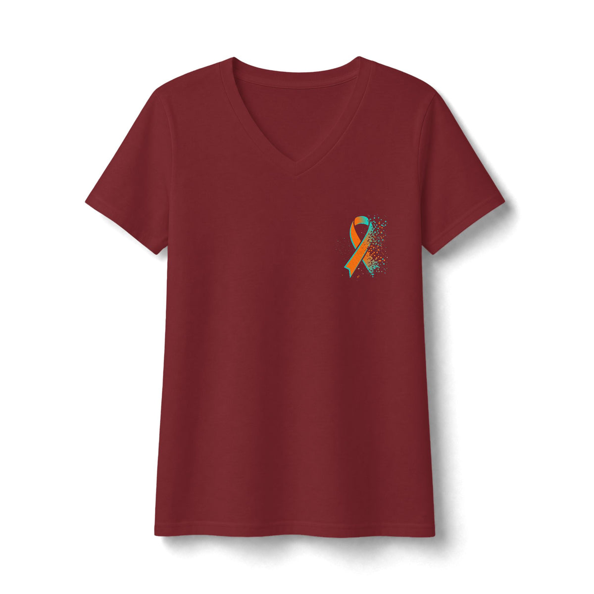 Functional Neurological Disorder Awareness V-Neck Tee — "Not Faking Being Sick, Faking Being Well"