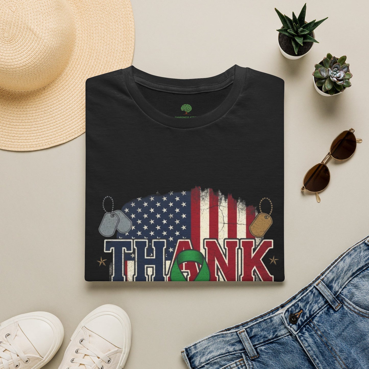 Gratitude in Action Veteran Mental Health Tee