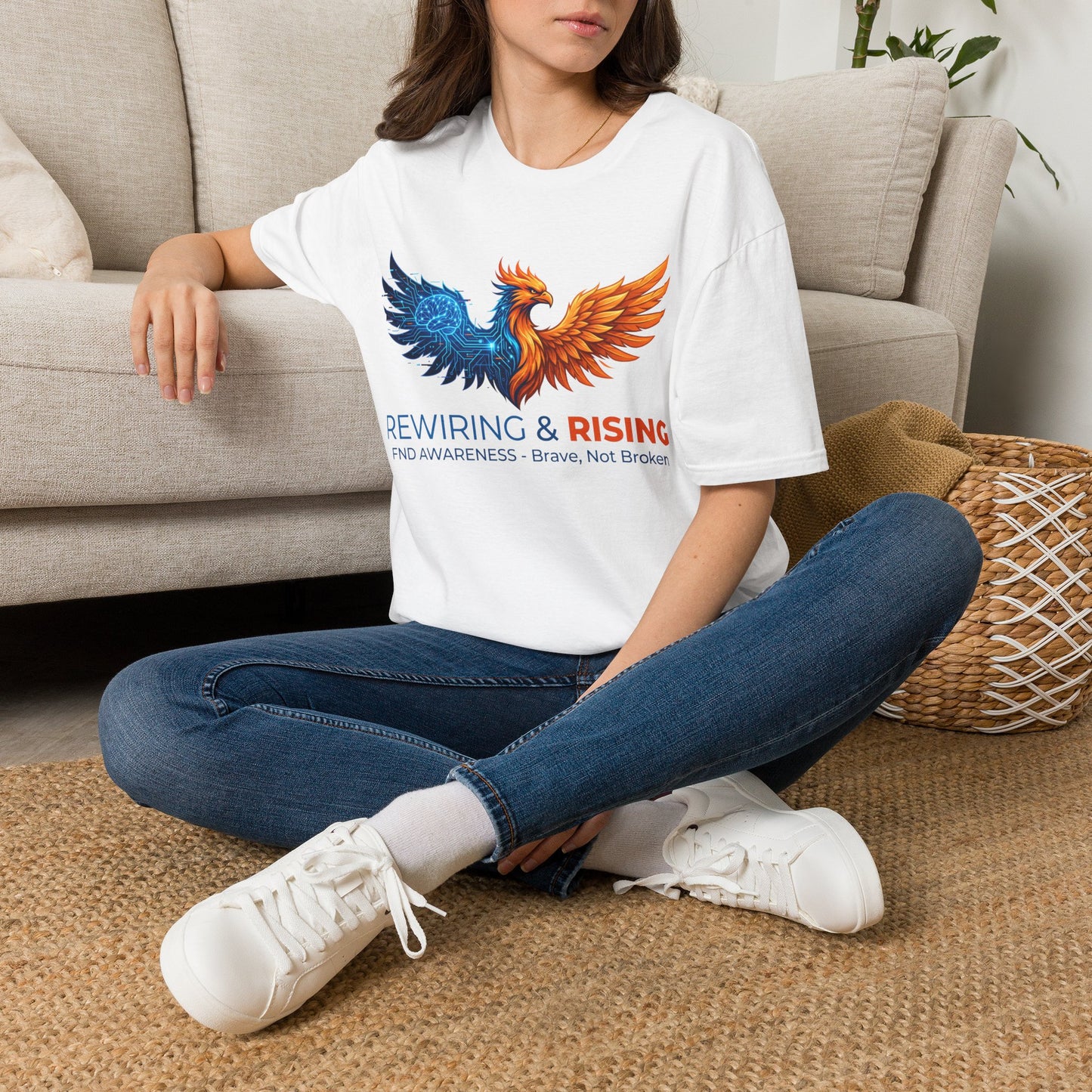 Rewiring & Rising FND Awareness Phoenix Tee