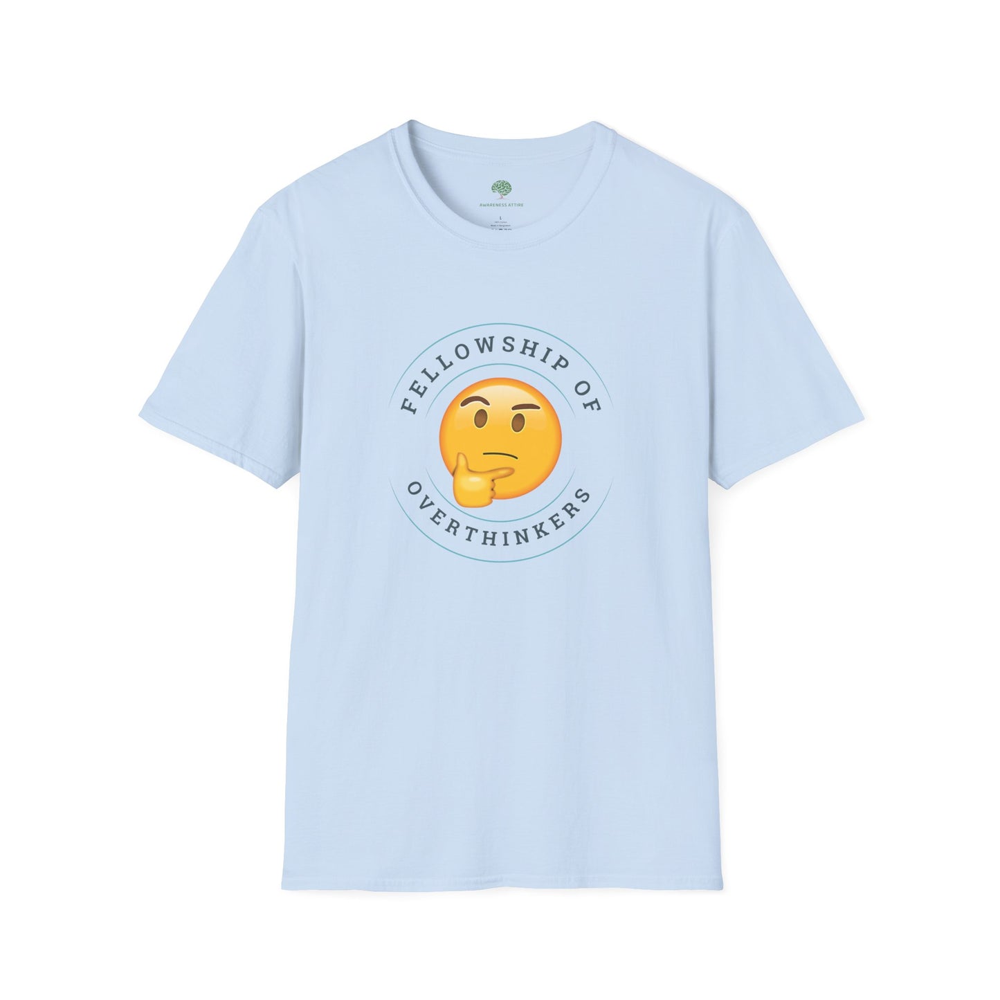 Funny Anxiety Graphic Tee - Fellowship of Overthinkers