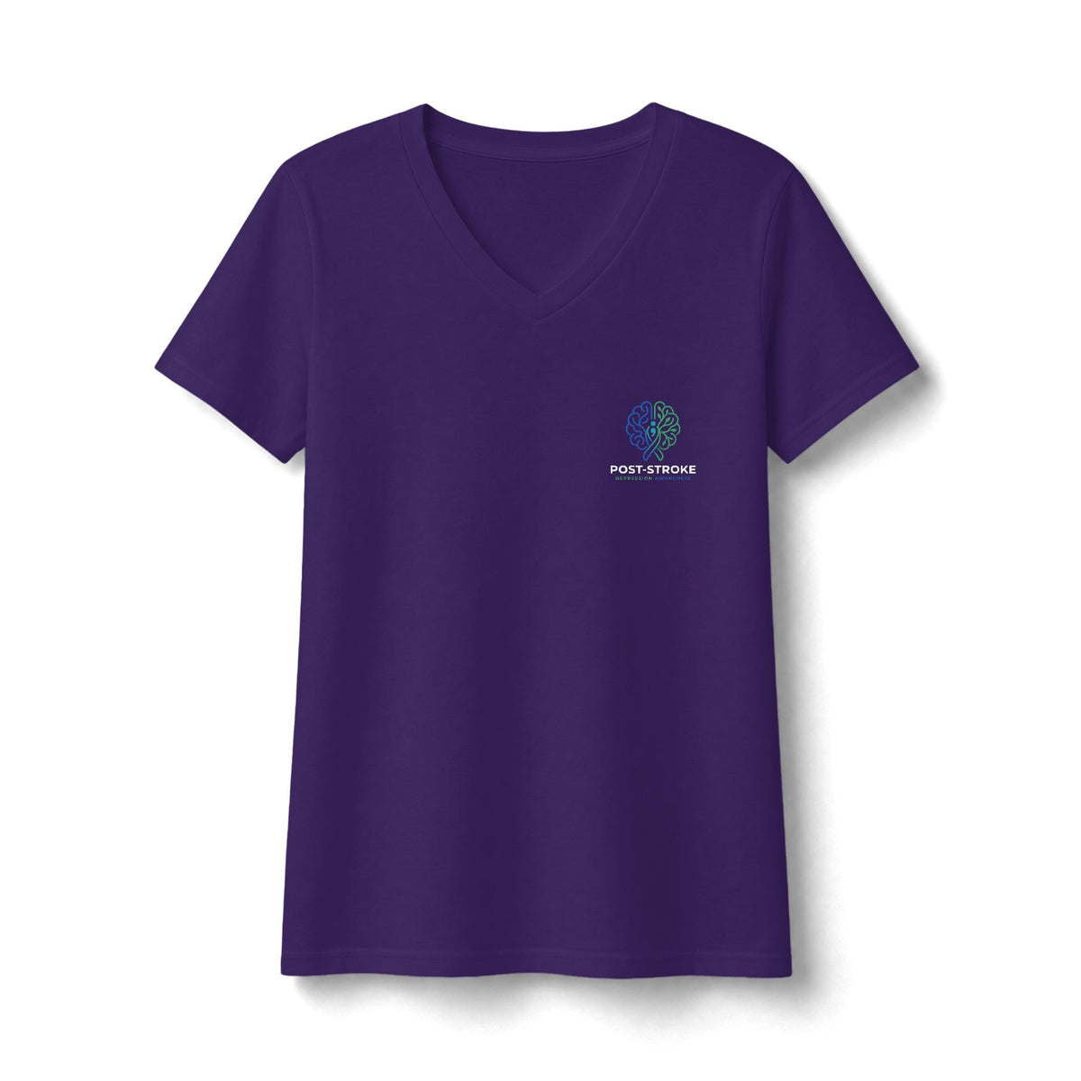 Rebuilding The Network V Neck | Post-Stroke Depression & Neuroplasticity Heavyweight V Neck