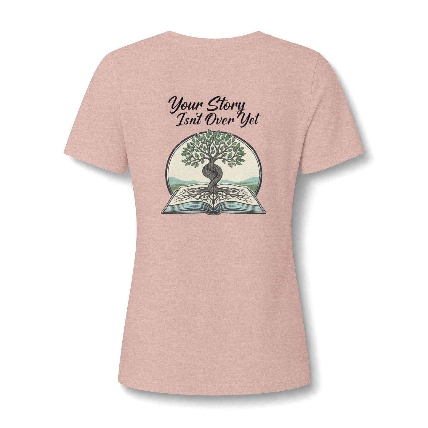Your Story Isn't Over Yet / Mental Health Awareness V Neck / Awareness Attire