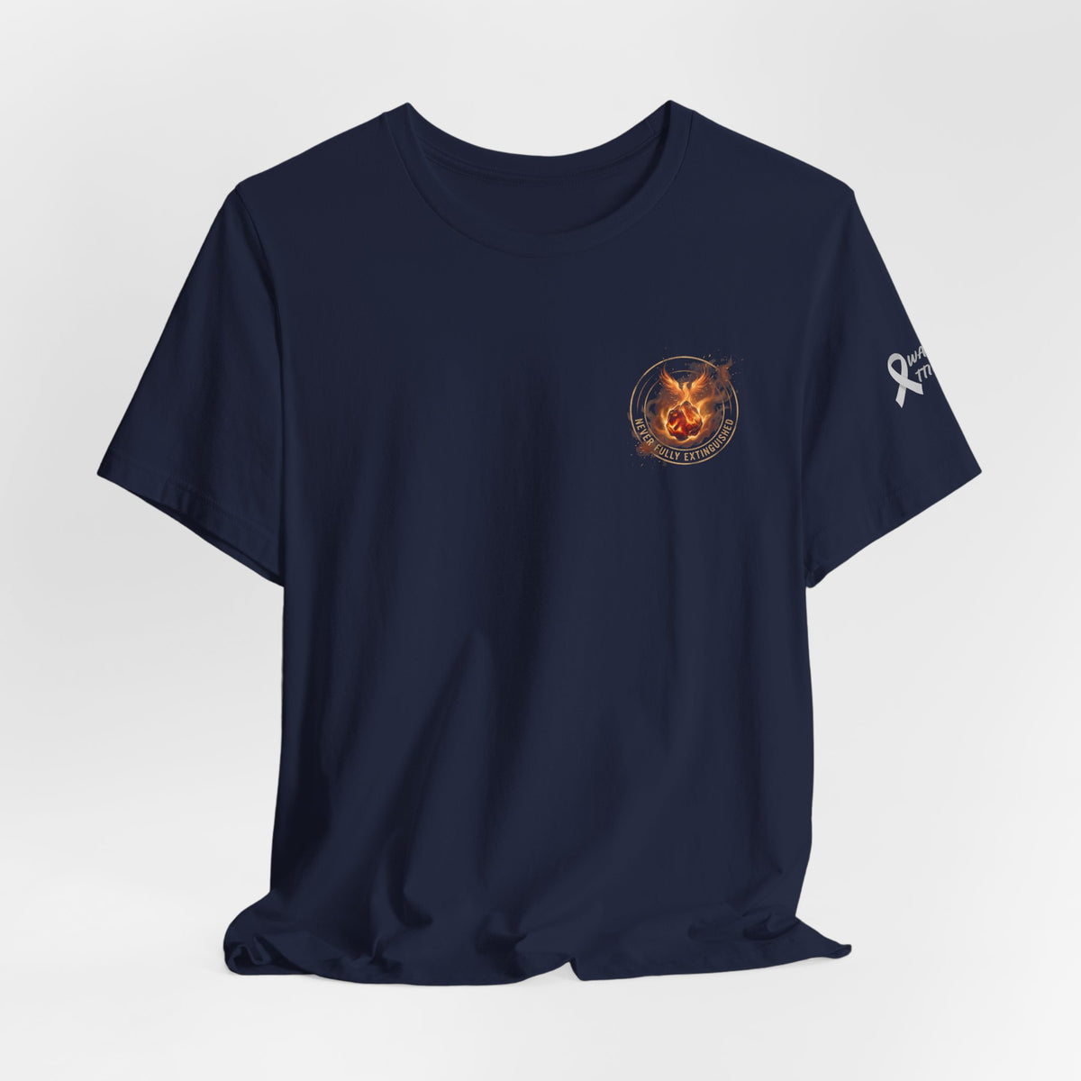 Never Fully Extinguished Phoenix Mental Health Graphic Tee