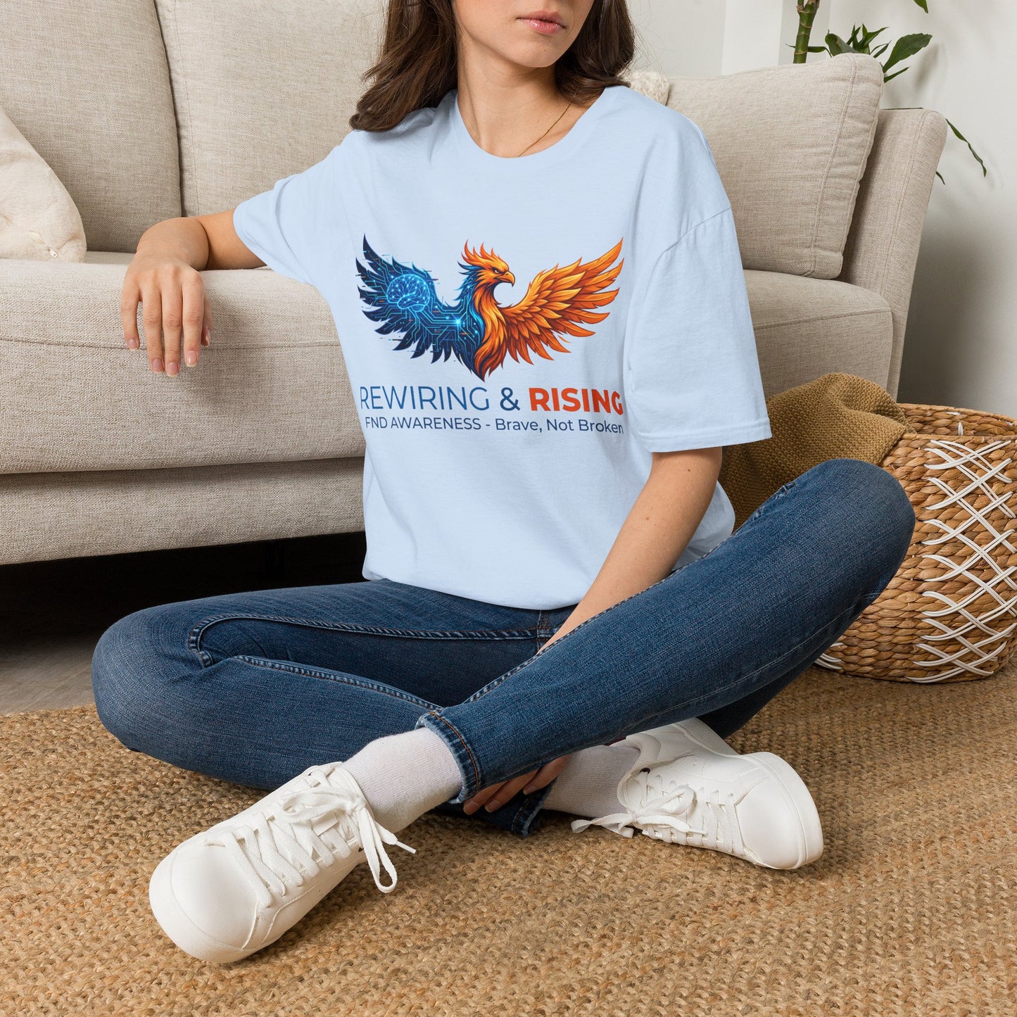 Rewiring & Rising FND Awareness Phoenix Tee