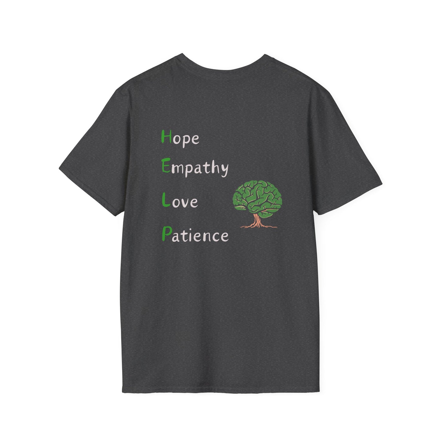 H.E.L.P. Awareness Shirt | Hope Empathy Love & Patience